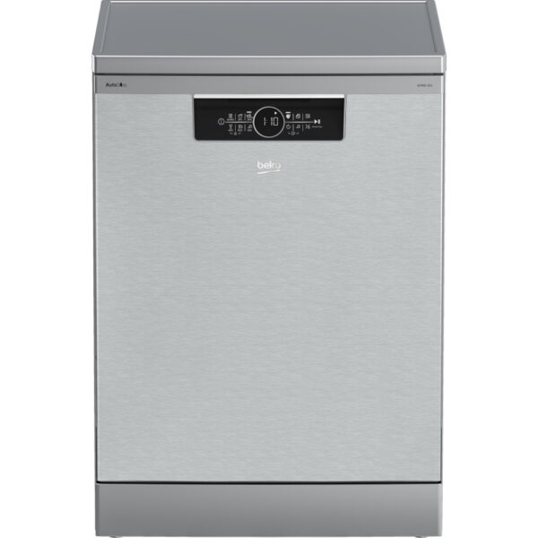 Masina de spalat vase independenta Beko BDFN36640XA, 16 seturi, 6 programe, Hygiene Intense, Intensive 70°, Dozator glisant pentru detergent, Argintiu, Clasa C - Cod produs: 152506