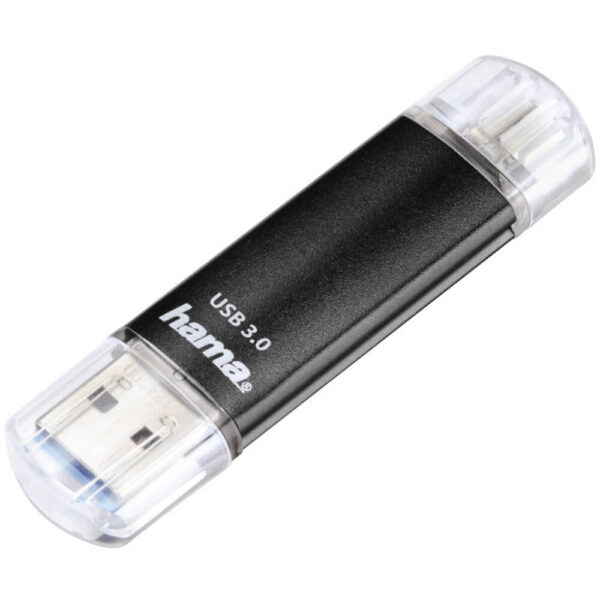 Memorie USB Hama Laeta 64 GB, USB 3.0, Negru - Cod produs: 149706