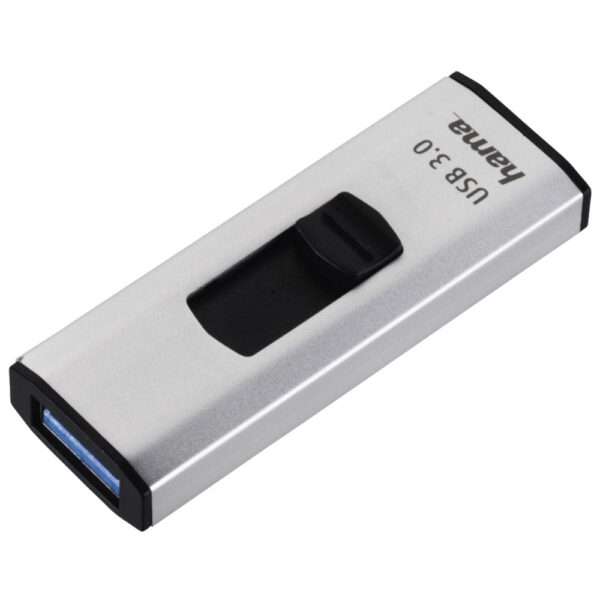 Memorie USB Hama 4Bizz, 128GB, USB 3.0, Rata transfer 90MB/s, Negru/Argintiu - Cod produs: 149683