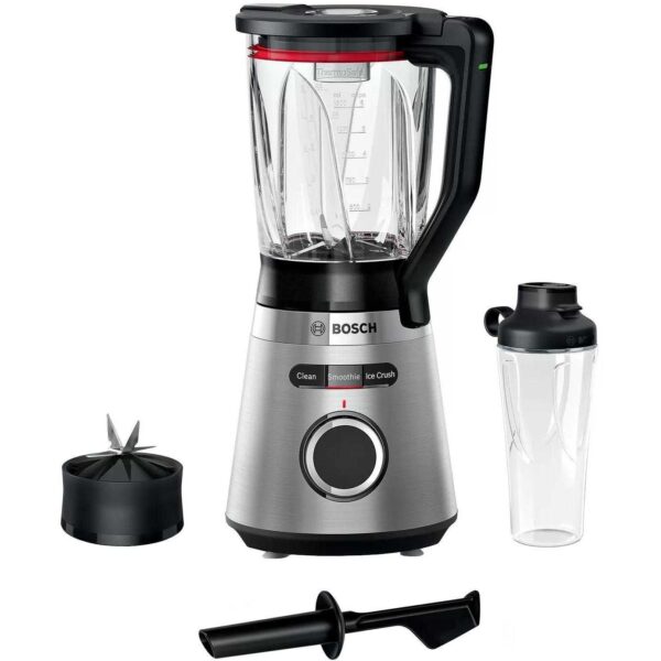 Blender Bosch VitaPower MMB6384M, 1200 W, 1.5 l, Viteza variabila, Argintiu/Negru - Cod produs: 144767