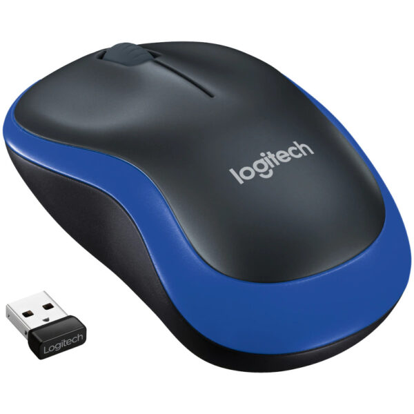 Mouse wireless Logitech M185 Albastru - Cod produs: 71685