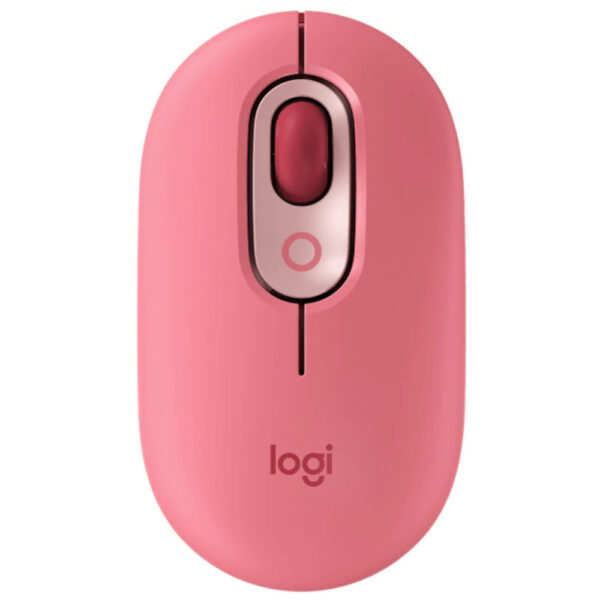 Mouse wireless Logitech Pop Heartbreaker, Ambidextru, 1000 dpi, 4 butoane, Rosu - Cod produs: 151474