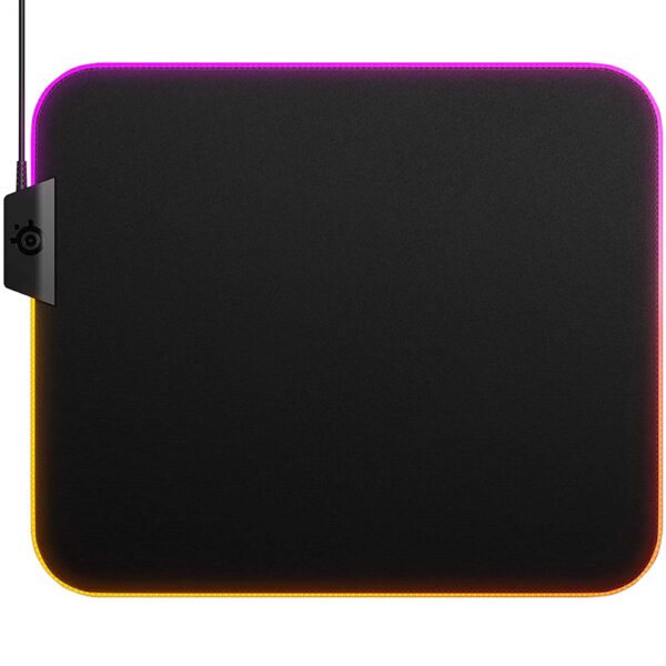 Mousepad Gaming SteelSeries QcK Prism Cloth Medium, Iluminare RGB, Negru - Cod produs: 150927