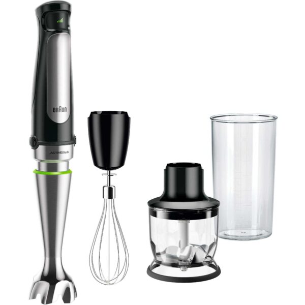 Mixer vertical Braun MQ7025X, 1000 W, 0.6 l, Viteza variabila, Negru - Cod produs: 146092