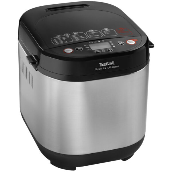 Masina de paine Tefal Pain Delices PF240E38, 700 W, 1000 g, 20 programe, Argintiu/Negru - Cod produs: 109874