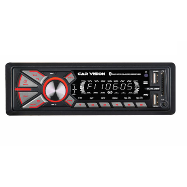 Player auto Car Vision RU-003BT, 4x50W, FM, USB, SD card, Aux, Bluetooth, Telecomanda, Negru - Cod produs: 151642