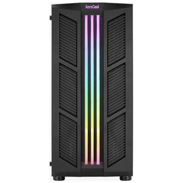 Carcasa Aerocool Prime ARGB, Mid-Tower, fara sursa, ATX, Negru - Cod produs: 148793