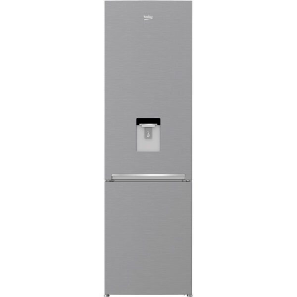 Combina frigorifica Beko RCSA406K40DXBN, 386 l, Usi reversibile, Iluminare LED, Termostat reglabil, H 202.5 cm, Argintiu, Clasa E - Cod produs: 151223