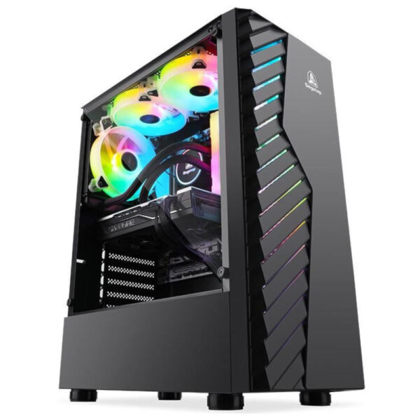 Carcasa Segotep Nova V1, Mid-Tower, fara sursa, ATX, Negru - Cod produs: 148750