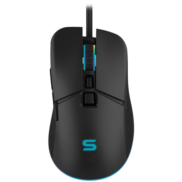 Mouse gaming Serioux Kayel, 6400dpi, 7 butoane, Negru - Cod produs: 149604