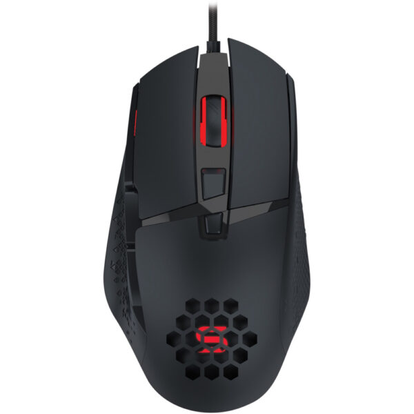 Mouse gaming Serioux Tobis, 6400dpi, 8 butoane, Design Ergonomic, Negru - Cod produs: 149603