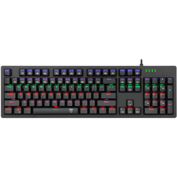 Tastatura mecanica gaming T-Dagger T-TGK312-BL, Iluminare RGB, Negru - Cod produs: 150269