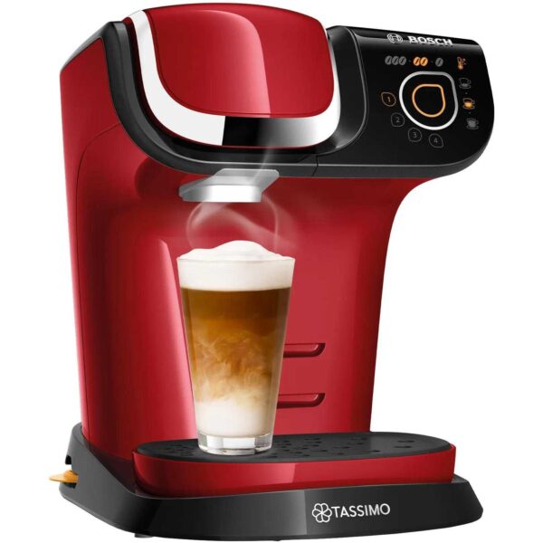 Espressor Bosch Tassimo My Way 2 TAS6503, 1500 W, 1.3 L, 3.3 bar, Rosu - Cod produs: 145636