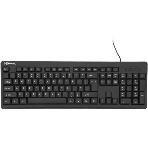 Tastatura cu fir Tellur Basic, USB, Negru - Cod produs: 152669