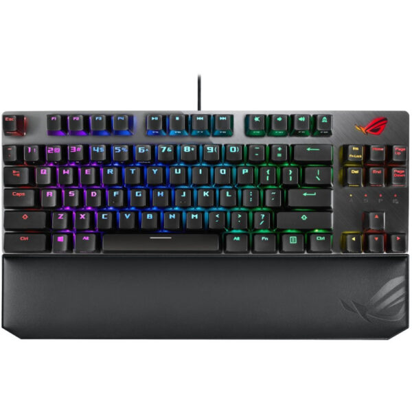 Tastatura gaming Asus ROG Strix Scope NX TKL Deluxe, Iluminare RGB, Mecanica, Negru - Cod produs: 150776