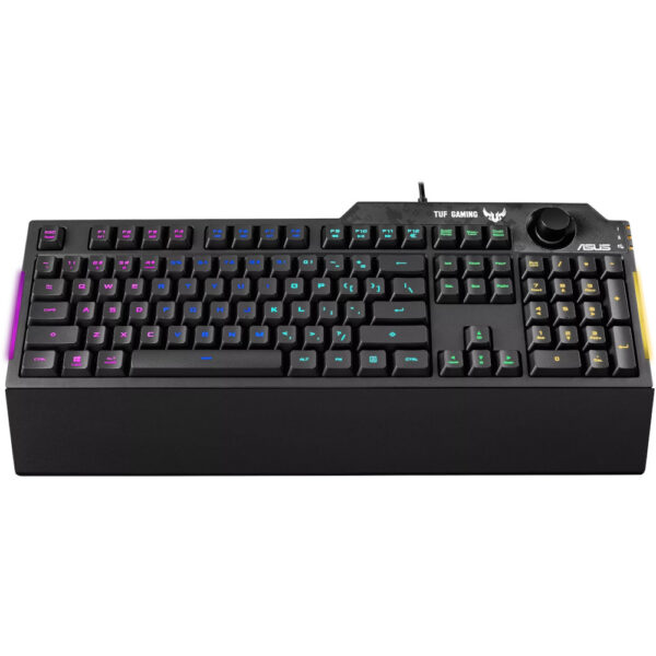 Tastatura gaming Asus TUF Gaming K1, RGB, Negru - Cod produs: 144240