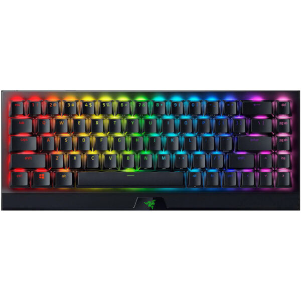 Tastatura gaming Razer BlackWidow V3 Mini HyperSpeed Phantom Edition, Wireless, Green Switch, Mecanica, Negru - Cod produs: 151141