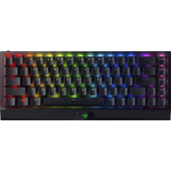 Tastatura gaming Razer BlackWidow V3 Mini HyperSpeed, Wireless, Yellow Switch, Mecanica, Layout US, Negru - Cod produs: 151143