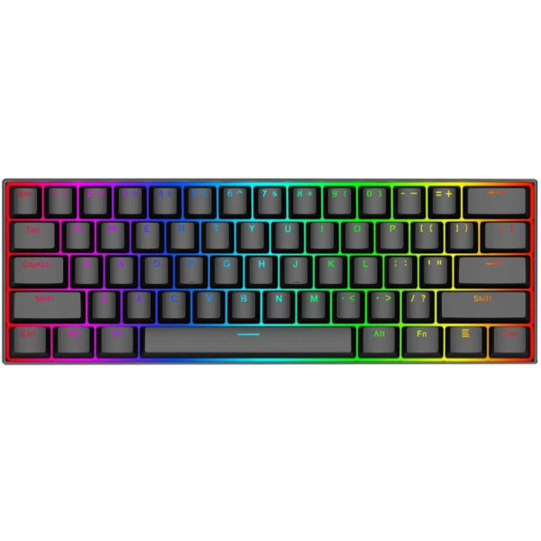 Tastatura gaming Redragon Dragonborn, Iluminare RGB, Mecanica, Switch-uri rosii, Negru - Cod produs: 150245