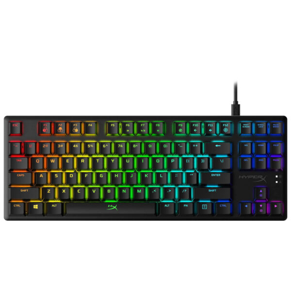 Tastatura mecanica gaming HyperX Alloy Origins Core, RGB, Switch HX-Red, Negru - Cod produs: 151096