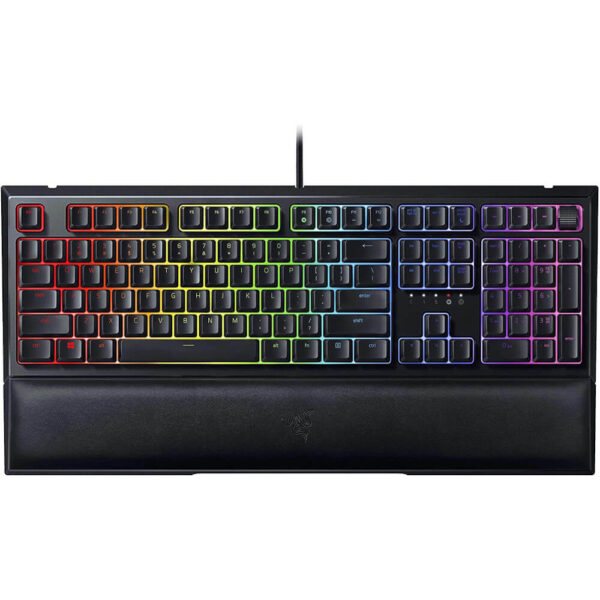 Tastatura Gaming Razer Ornata V2, Iluminare Chroma RGB, USB, Tehnologie hibrida, Negru - Cod produs: 149573