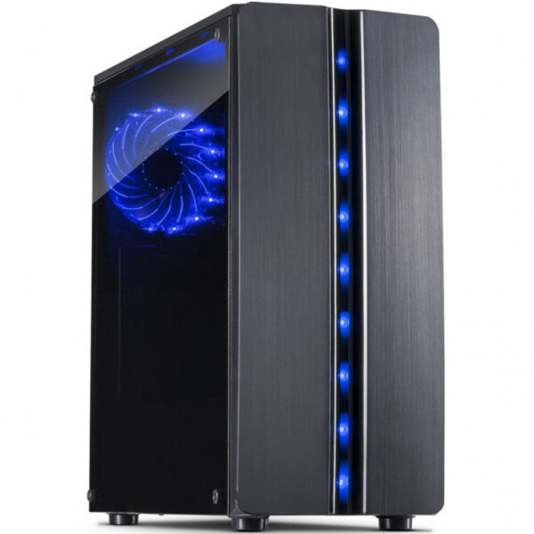 Carcasa Inter-Tech Thunder, Middle Tower, ATX, fara sursa, Negru - Cod produs: 148757