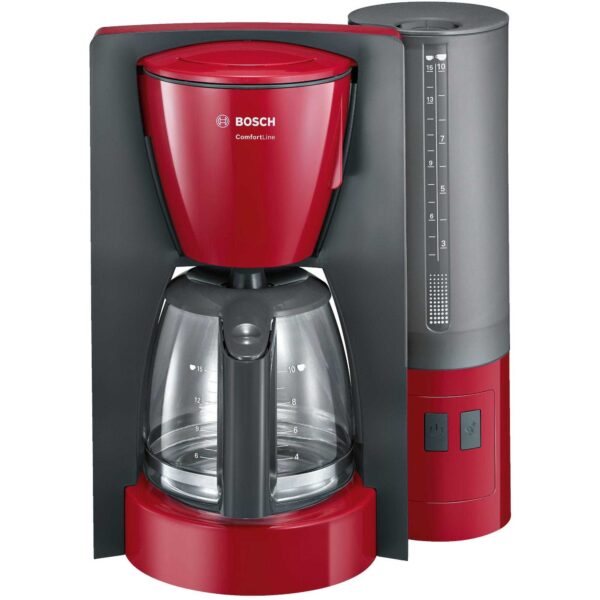 Cafetiera Bosch TKA6A044, 1200 W, 1.25 l, 15 cesti, Rosu - Cod produs: 114927