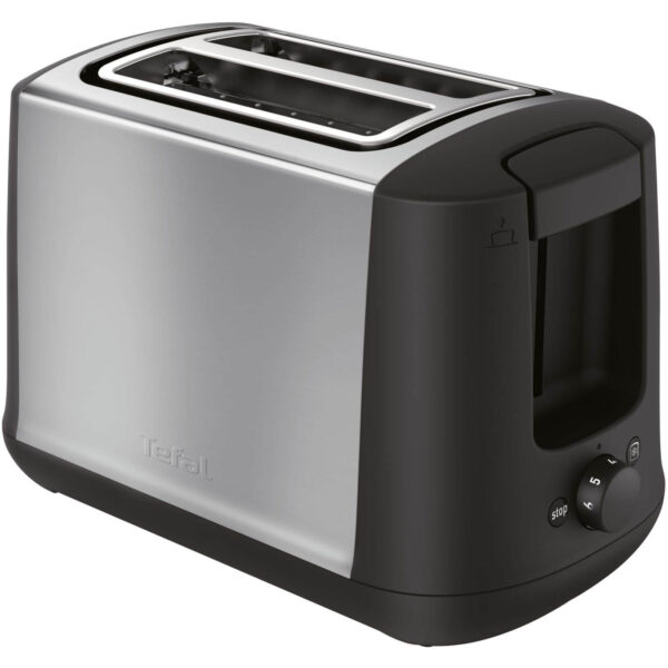 Prajitor de paine Tefal TT340830, 850 W, 2 felii, Negru/Argintiu - Cod produs: 129035