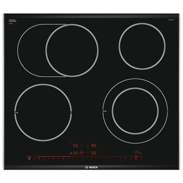 Plita incorporabila Bosch PKN675DP1D, Vitroceramica, 4 zone gatit - Cod produs: 106420