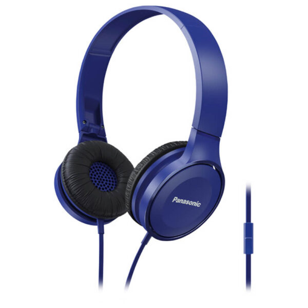 Casti audio On-Ear Panasonic RP-HF100ME-A, Microfon, Albastru - Cod produs: 118791