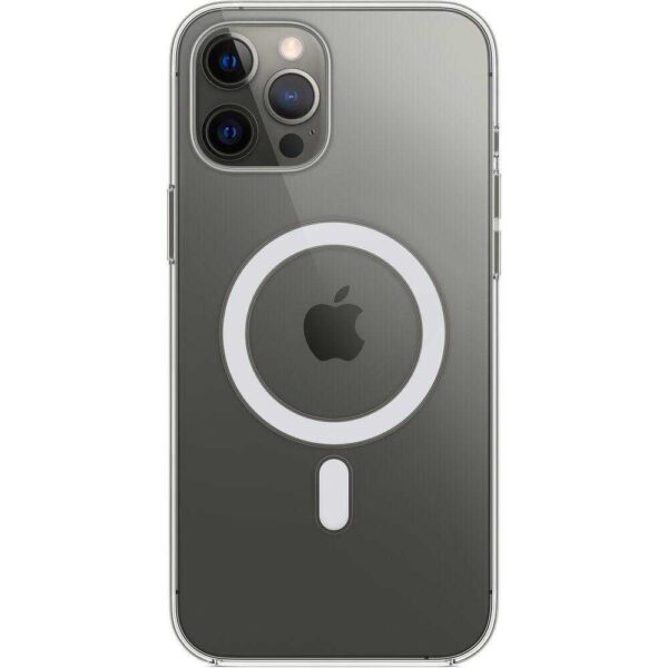 Husa de protectie Apple Clear Case pentru iPhone 12 Pro Max, MagSafe, Transparent - Cod produs: 143812