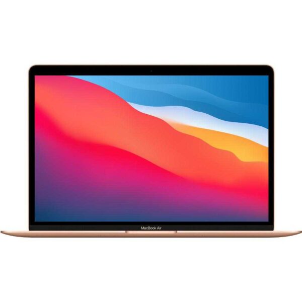 Laptop Apple MacBook Air 13? Retina, Apple M1, 8GB, SSD 256GB, Apple M1 GPU, macOS Big Sur, INT KB, Gold - Cod produs: 144005