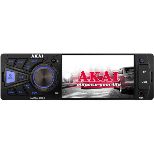 Media Player Auto Akai CA015A-4108S, Display 4?, 4 x 25W, USB, SD, AUX - Cod produs: 134120