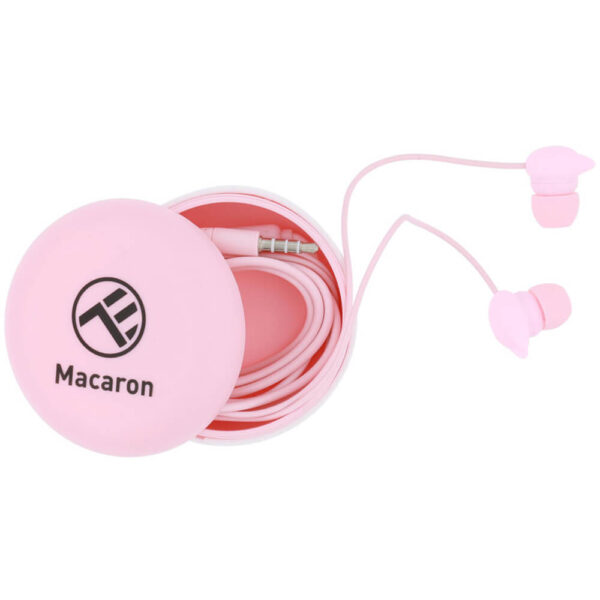 Casti In-Ear Tellur Macaron, Microfon, Roz - Cod produs: 152859