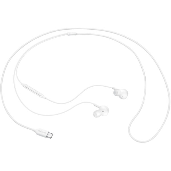 Casti cu microfon Samsung EO-IC100BWEGEU, Type-C, Alb - Cod produs: 144971