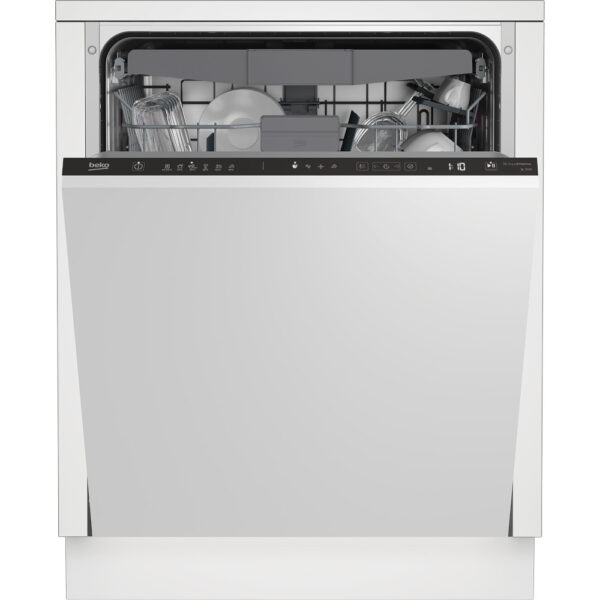 Masina de spalat vase incorporabila Beko BDIN36520Q, 15 seturi, 5 programe, AquaIntense, Acrobat System, Fast+, Hygiene Intense, SteamGloss, Mini 30, Intensiv 70, Eco 50, Clasa E - Cod produs: 151628