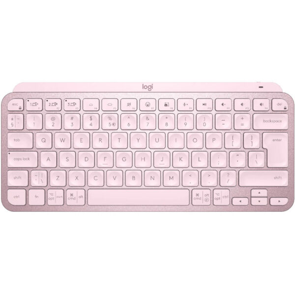 Tastatura wireless Logitech MX Keys Mini Minimalist, Iluminata, Rose - Cod produs: 152601