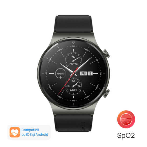 Smartwatch Huawei GT2 Pro, Night Black - Cod produs: 142582