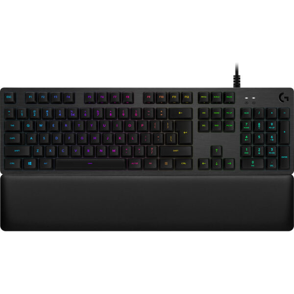 Tastatura gaming mecanica Logitech G513 Carbon RGB, Layout US, Switch Romer GX Clicky (Blue) - Cod produs: 134343