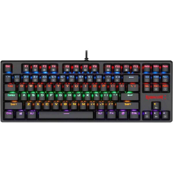 Tastatura gaming mecanica Redragon Daksa, Iluminare Rainbow, Negru - Cod produs: 139935