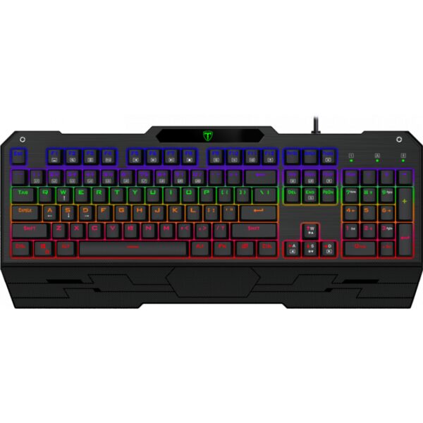 Tastatura gaming mecanica T-Dagger Battleship, Iluminare rainbow, Negru - Cod produs: 145113