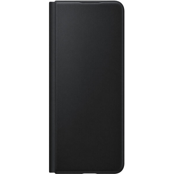 Husa de protectie Samsung Leather Flip Cover pentru Galaxy Z Fold3, Negru - Cod produs: 148971