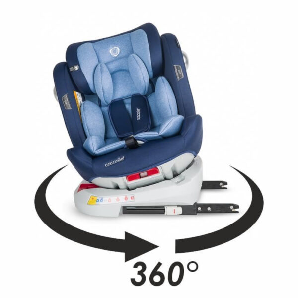 Scaun auto 0-36 kg rotativ Coccolle Nerio Celestial blue - Cod produs: 154374