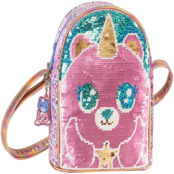 Geanta Crossbody Fun Time Stylish , dimensiune 20 x 18 x 9 cm, motiv Cozy Bear - Cod produs: 153612