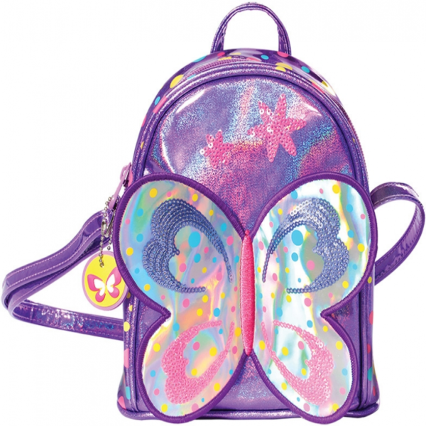 Geanta Crossbody Fun Time Stylish , dimensiune 20 x 18 x 9 cm, motiv Sparkling Butterfly - Cod produs: 153616