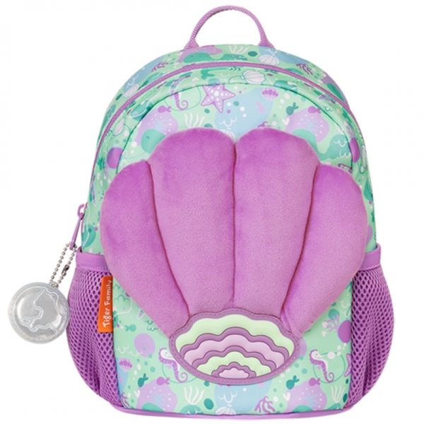 Ghiozdan Mini Dear Friends, dimensiune 26 x 20 x 15 cm, motiv Purple Seashell - Cod produs: 153577