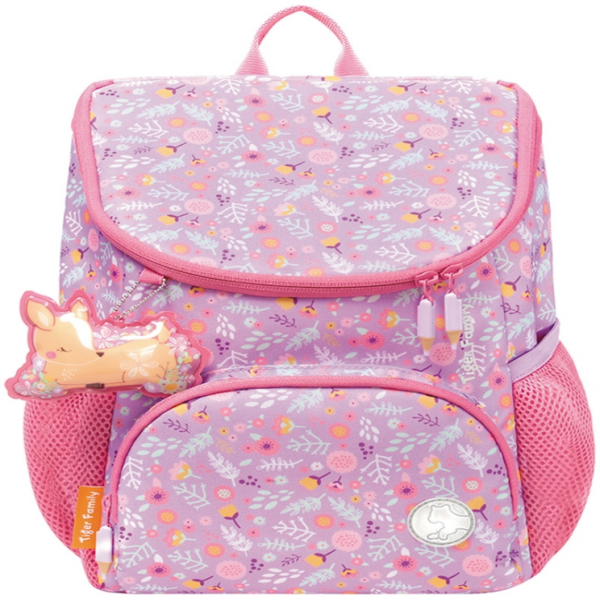 Ghiozdan Mini neechipat Little Travelers Plus, dimensiune 33 x 26 x 16 cm, motiv Woodland Deer - Cod produs: 153586