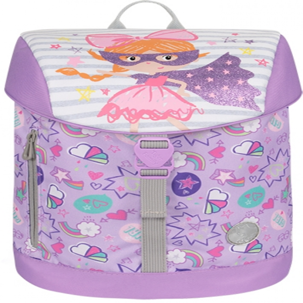 Rucsac Mini Buckle, dimensiune 34 x 22 x 14 cm, motiv Super Girl - Cod produs: 153592