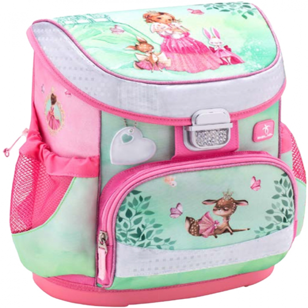 Ghiozdan neechipat Mini-Fit, dimensiune 36 x 28 x 19 cm, motiv Princess with Friends - Cod produs: 153642