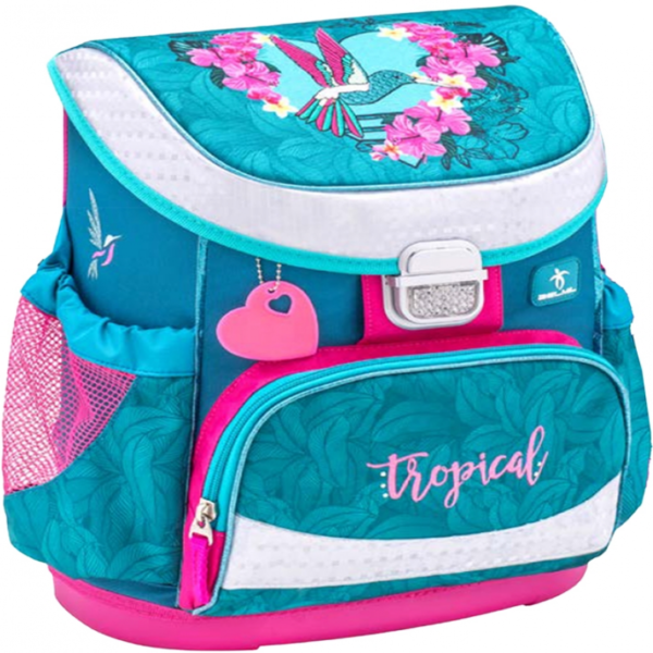 Ghiozdan neechipat Mini-Fit, dimensiune 36 x 28 x 19 cm, motiv Tropical Hummingbird - Cod produs: 153643